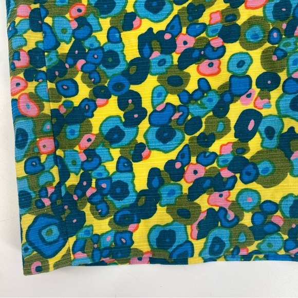 Boden Blue Colorful Abstract Pencil Skirt Knee-Length 4R - Picture 3 of 8